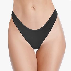 Shekini Black Thong Bikini Bottom